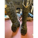 Corral  Boots Leather Inlay A1233 Size 7 Photo 5