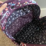 Vera Bradley Campus Backpack Maroon Floral Photo 10