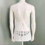 Ocean City Souvenir Skull Cutout Tank Top in White | Size S Photo 2