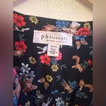 Philosophy Floral Short Sleeve Blouse floral and animal print 3/4 sleeves 2X Photo 12