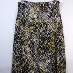 Mlle Gabrielle  Snake Print Midi Skirt Edgy Contemporary Size 1X Photo 2
