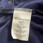 Champion  Biker Shorts 4X Logo Band Navy Blue Stretch Workout Shorts Loungewear Photo 5