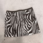 H&M Zebra Print Mini Skirt Photo 0