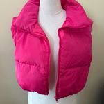 SheIn  Cropped Pink Puffer Vest  Photo 0