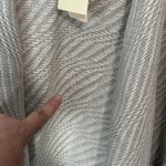 Lucky Brand NWT Open Front Cardigan Draped Knit Sweater Herringbone S Boho Photo 7