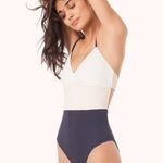 LIVELY Colorblock Ruched Low Back One Photo 12