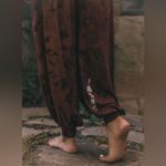 Purusha People Omen Top Genie Pants Set Tencel Natural Mystic Mahogany Large EUC Brown Photo 13