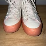 Women’s Chuck Taylor All Star Hi White Cherry Blossom‎ Rare Size 7.5 Photo 4