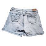 Levi's High Rise Shorts Women 8 Stretch Mid Length Fitted Denim Summer Travel Photo 1