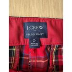 J.Crew Kelsey Holiday Pants Size 2 Red Tartan Plaid Ankle Crop Stretch 2196 Photo 7