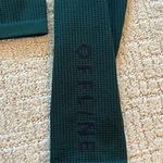 Aerie Cropped Green Long sleeve Workout Top Photo 1