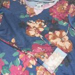 Bonworth  small womens floral print hi low long sleeve pullover knit top Photo 5