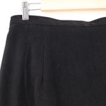 Black Vegan Suede Pencil Skirt Women Holiday Party Office Closet Staple Size 8 Photo 5