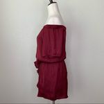 Sabo Skirt Off Shoulder Waist Tie Romper Photo 3