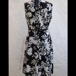 Tommy Hilfiger Floral Flare Fit cocktail Dress casual classic stylish office Photo 3
