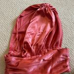 Satin Pink One Shoulder Top Photo 2