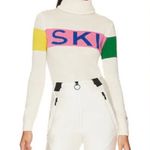 Perfect Moment Ski Merino Wool Turtleneck Long Sleeve Sweater II in Cream Size L Photo 0