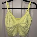 Auden Yellow Lace Camisole NWOT Size L Photo 2
