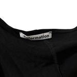 Reformation Black Nostra One Shoulder Slit Maxi Dress Size Large Photo 2