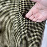 Ralph Lauren Lauren  Houndstooth Sheath Dress Sleeveless Zipper Pockets Size 12 Photo 2