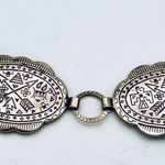 S.W. Concho Style Silver Link Belt Western Vibes Photo 3