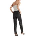 Madewell x Aimee Song Faux Leather Black Trousers Size 14 NEW Photo 5