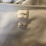 NWT ARITZIA WILFRED Saturn Long Sleeve Wrap Midi Dress in Frozen Grey Si… Size XL Photo 11