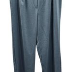Blue Wide Leg Boho Business Casual Formal Cocktail Dress Pants Plus 4XL Size 4X Photo 0