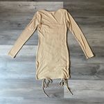 Princess Polly  Dress Ribbed Bodycon Long Sleeve Adjustable Stretchy 4 Photo 5