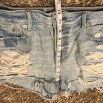 American Eagle  Tom Girl Distressed Jean Denim Shorts Size 8 Photo 4