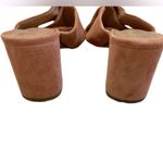 Madewell  Greer suede dusty rose heeled mules size 6 Photo 5