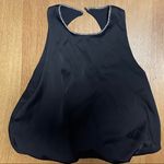 ZARA NWT Womens Sz Small - Black Open Back Balloon Rhinestone Collar Appliqués Photo 11