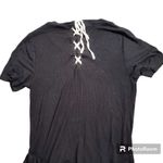 Jessica Simpson  Maternity Black Ribbed Maxi Dress Photo 3