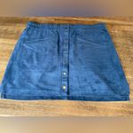 BCBGMAXAZRIA  Mora Faux Suede Skirt - size L Photo 2