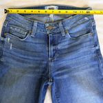 Paige Denim Blue Skinny Jeans Women’s 27 Raw Hem Stretch Mid Rise Photo 9