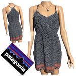 Patagonia  Mini Dress With Pockets Navy and White Patterned Apparel Size XS Photo 1