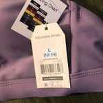 Time & Tru  NWT Women's Purple Ruffle Bikini Top Size L Photo 4