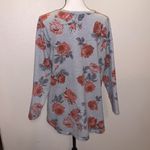 D&co active Grey floral pullover sweatshirt Gray Size L Photo 3