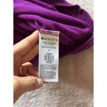 Athleta  Womens Purple Balance‎ Henley Sweatshirt Casual Size Medium Photo 4