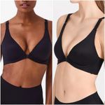 Spanx NWT $68  Bra-llelujah Adjustable Plunge Wireless Lift Bra 32D Black Photo 2
