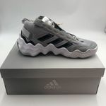 Adidas Brand New Exhibit B Basketball Shoes For Women Size 9 Gray & Black Photo 2