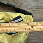 Gold Fanny Pack, One Size, Rainbow Zip Black Photo 5