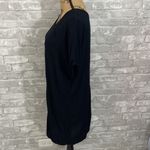 Madewell  Viscose Leather Edged Easy
Shirt Dress Photo 2