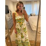 Farm Rio Papaya Salad Scarf Maxi Dress Size Large Photo 1