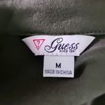 Guess Olive Green Knit Button Down Shirt Photo 7