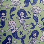 Simply Southern NWOT  teal/blue/white mermaid wristlet Cell Phone Gift Photo 2