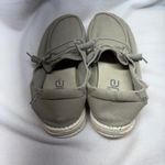 Hey Dude Grey Wendy  Shoes Women's Size 12 Casual Slip On Canvas Shoes Photo 6