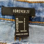 Forever 21 Rainbow Stripe Denim Skirt Size Small Photo 2