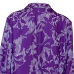 Jessica London Women’s Printed Blazer Jacket Plus Tall Size 26W Tall Purple Photo 4