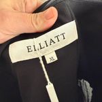 Elliatt  Elysian Black Strapless Mesh Overlay Dress Photo 6